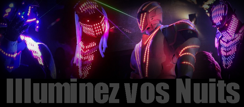 Robot led echasse Paris, Nantes, Lille, Angers, Rennes